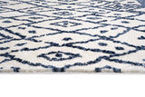 Marrakesh Cream Blue Moroccan Rug Smartex Int