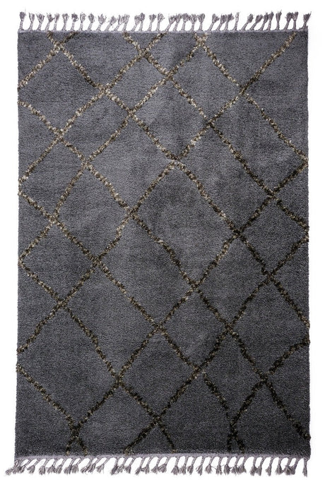 Marrakesh Diamond Grey Moroccan Rug Smartex Int