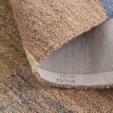 Melba Handmade Designer Jute Rug Blue BRAVEN