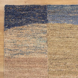 Melba Handmade Designer Jute Rug Blue BRAVEN
