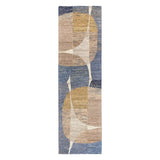 Melba Handmade Designer Jute Rug Blue BRAVEN