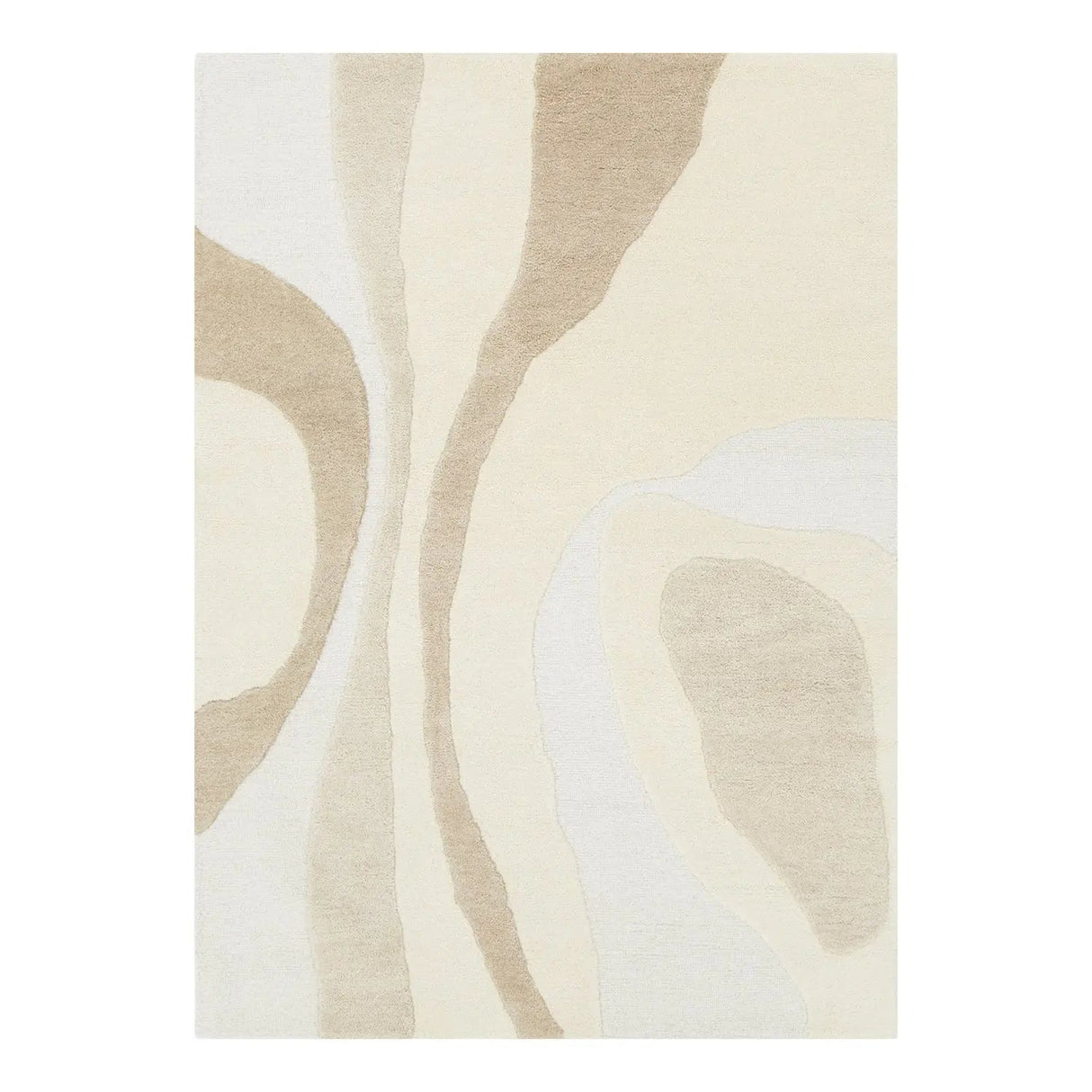 Mozart Beige Wool Rug TULSIRAM