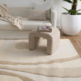 Mozart Beige Wool Rug TULSIRAM