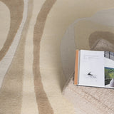 Mozart Beige Wool Rug TULSIRAM