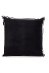 Nora Velvet/Linen Cushion 50X50Cm Black