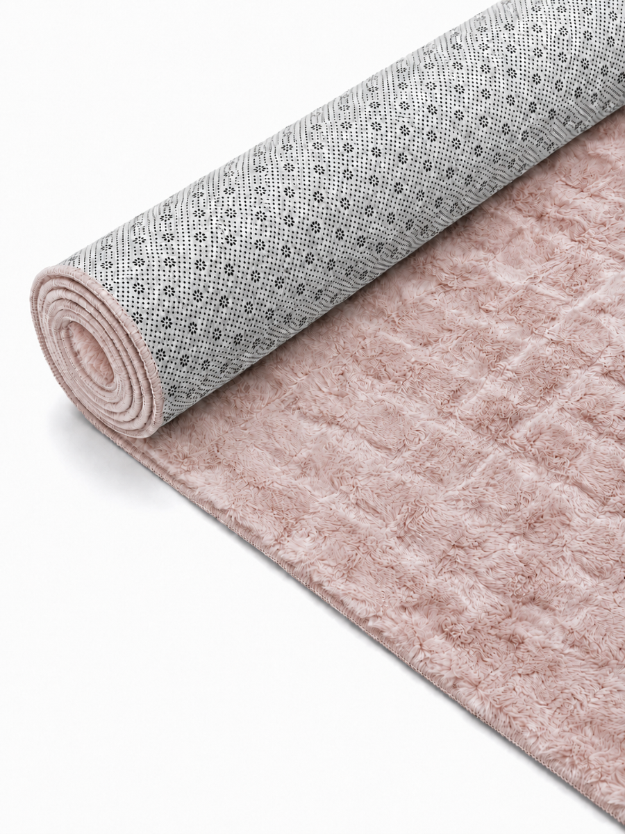 Cloud Plush Rug - Dusty Pink