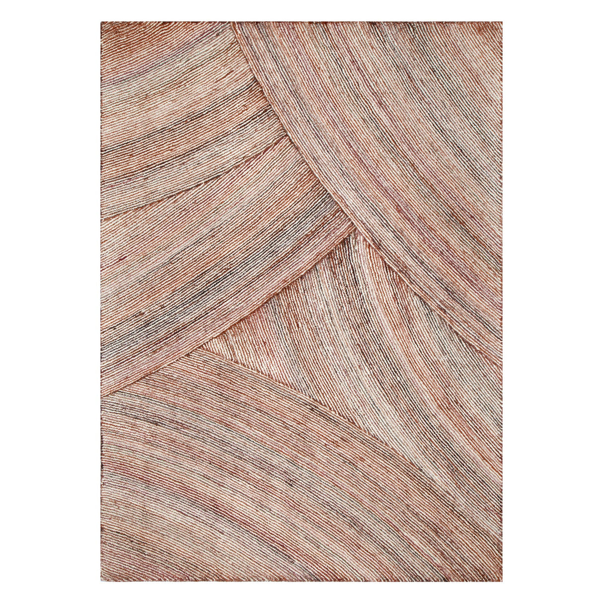 Diva Handtufted Wool Rust