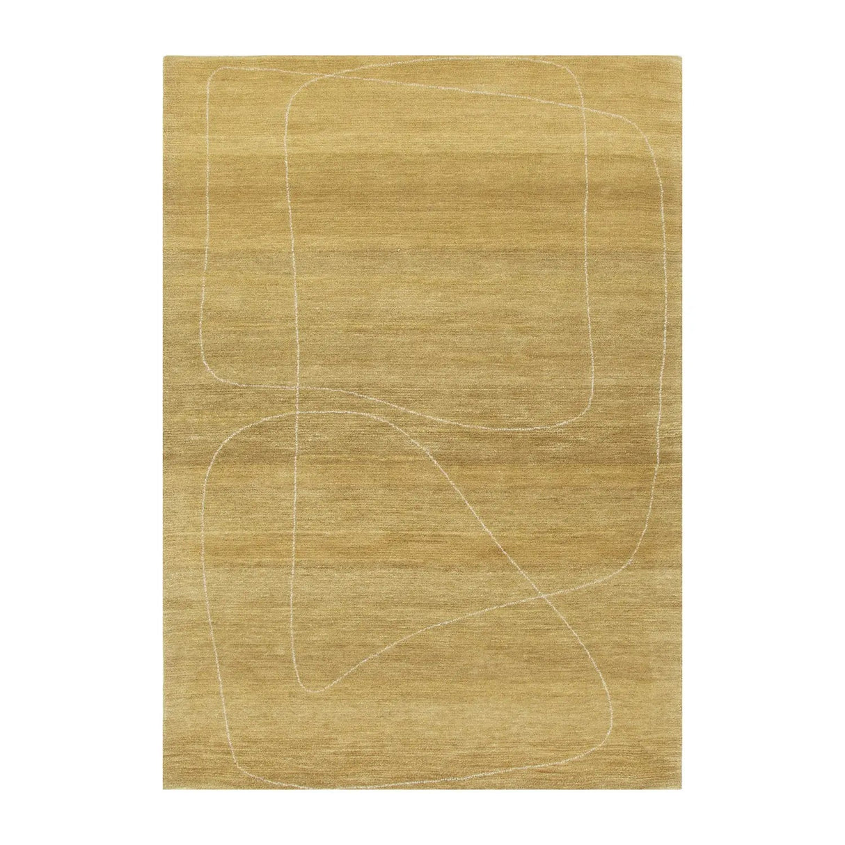 Rennie Moss Wool Rug JAVIHOME