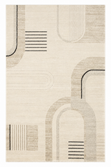 Leo Geometric 2310 Cream
