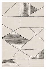 Leo Geometric 2312 Cream/Black