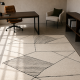 Leo Geometric 2312 Cream/Black