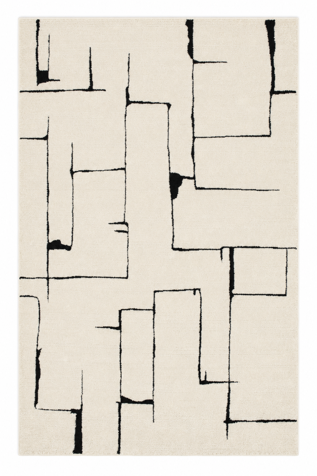 Leo Abstract Line 02309 Cream