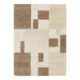 Sandigo Beige Brown Wool Rug TULSIRAM