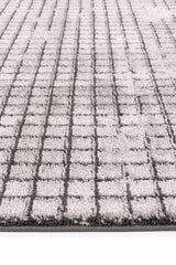 Suave Grey Cubic Rug BRAVEN