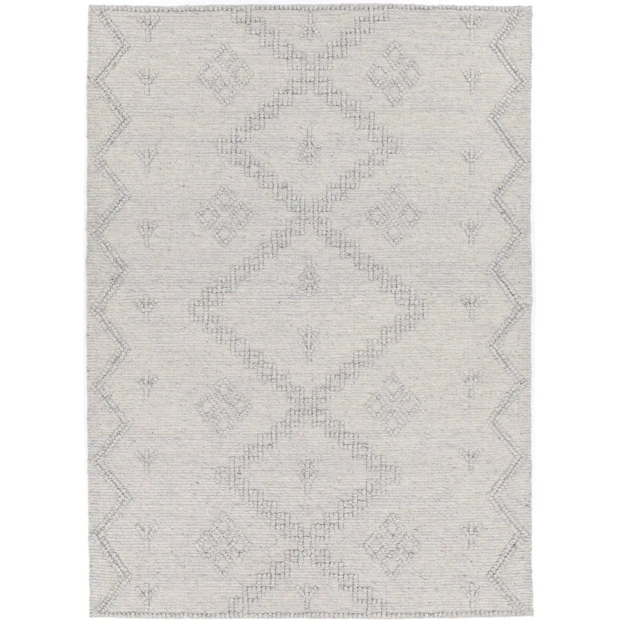 Tarin Boho Chic Rug Grey BRAVEN