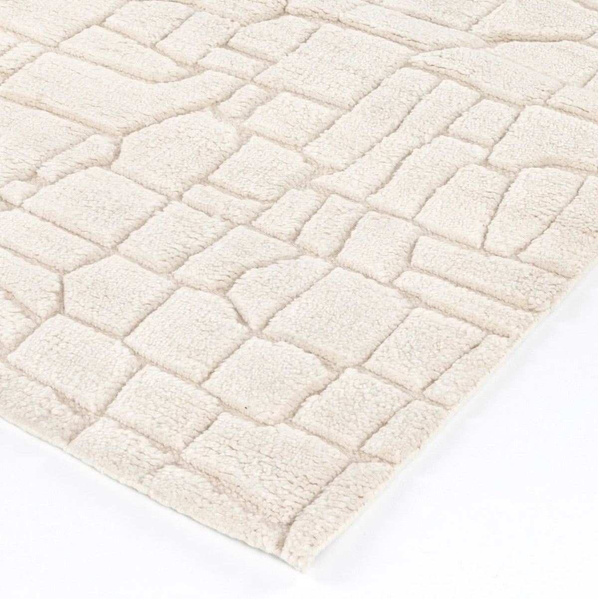 Tasman Ivory Wool Rug DREAMHOME