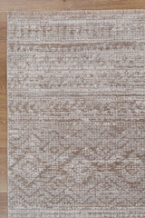 Timur Kesh Beige Tribal Soft Rug BRAVEN