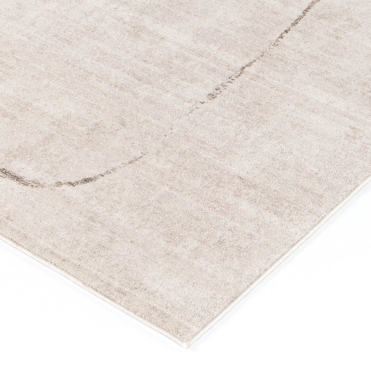 Vale Abstract Ivory Blue Rug BADE