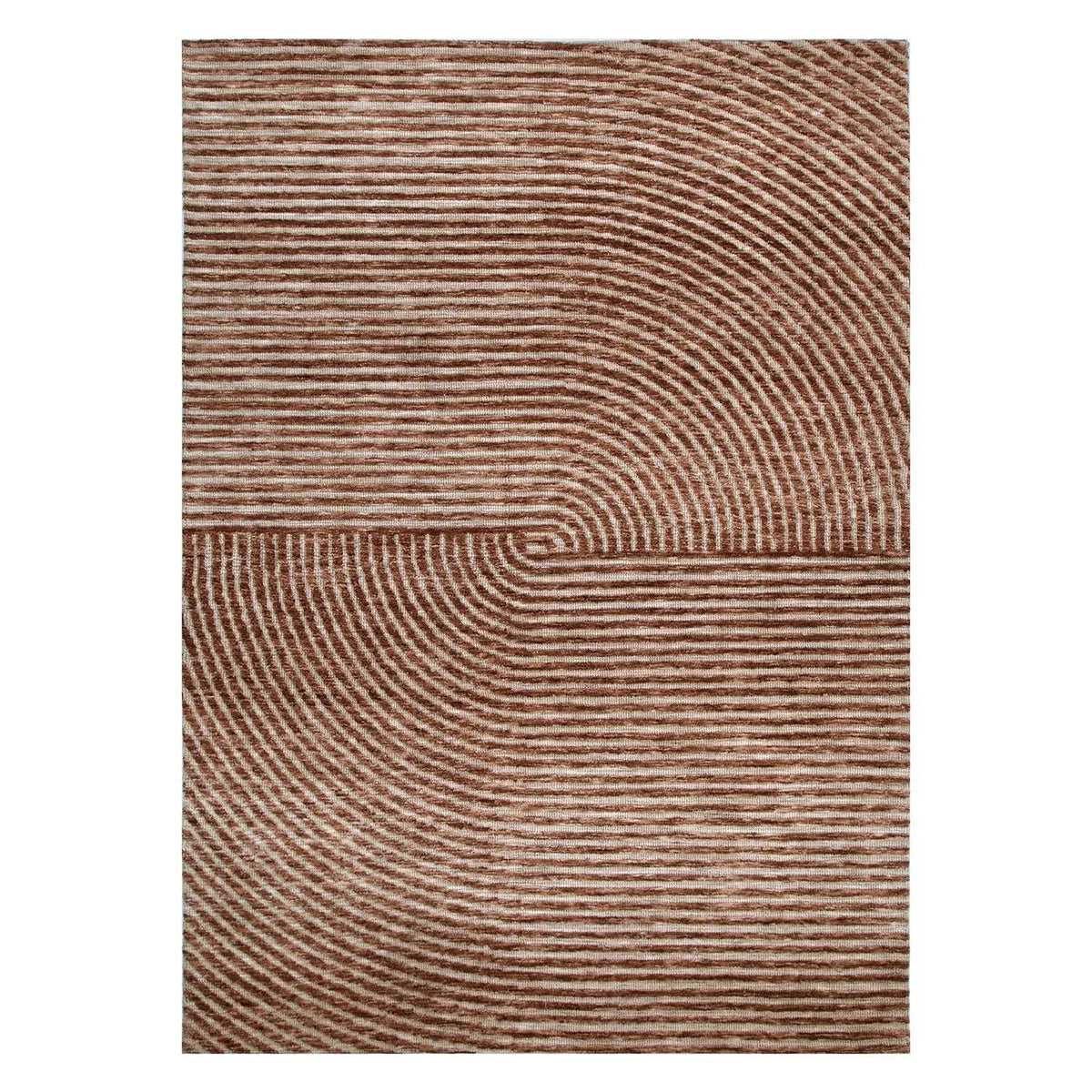 Rust Homewares Vista Abstract Zen Floor Rug Rust - DecoRug – Love That Homewares
