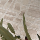Wattle Ivory Beige Wool Rug THERUG