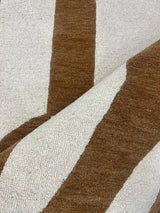 Fabien Handtufted Polyester Wool Brown Dino