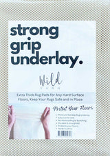 Anti Slip Rug Pad, Hard Flooring White Roll