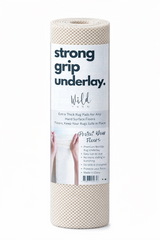 Anti Slip Rug Pad, Hard Flooring White Roll