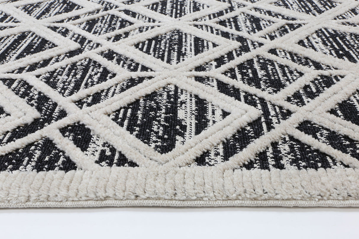 Zellige  Y584A Antrasit White