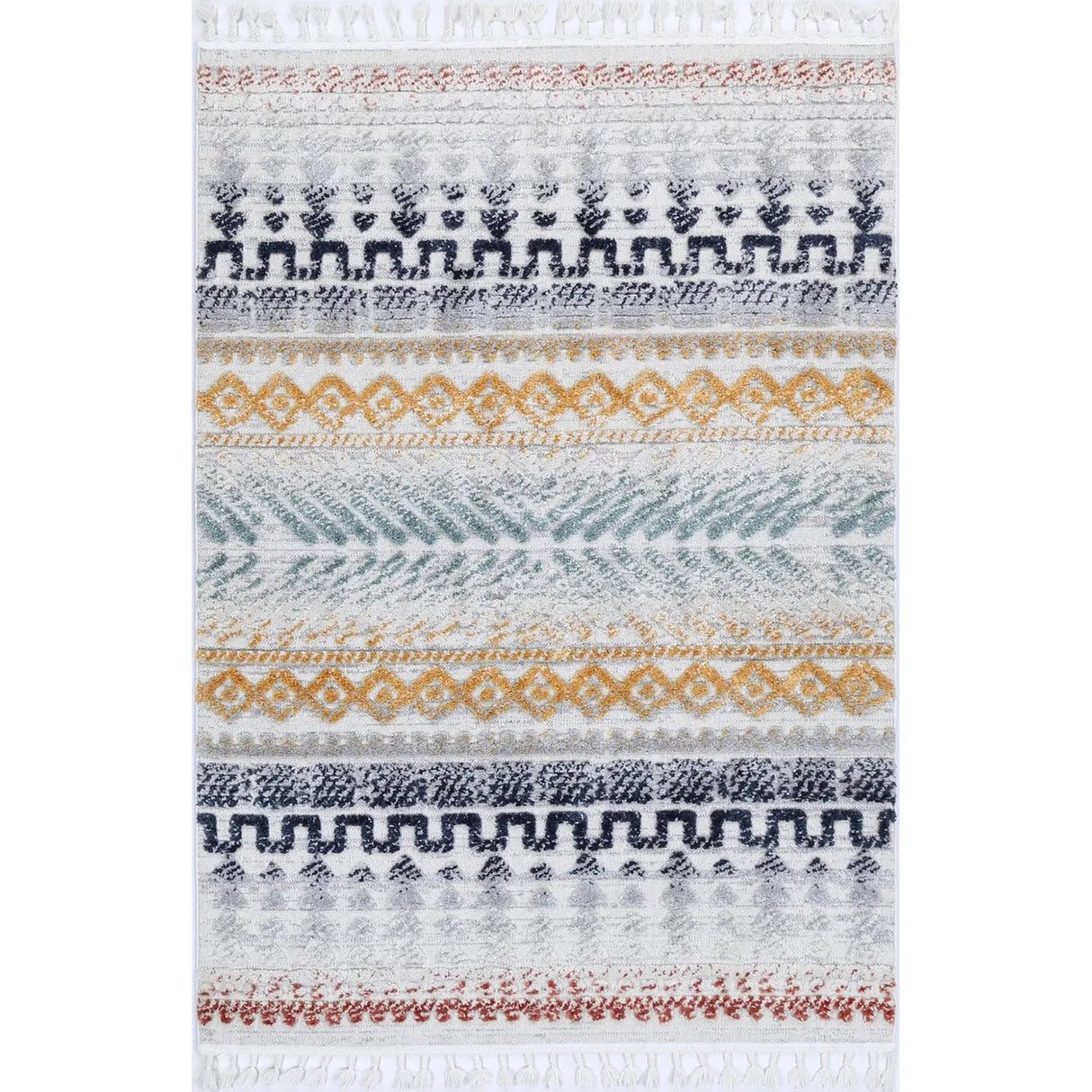 Zellige Tribal Multi Colour Rug DecoRug