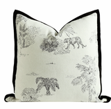 Tranquil Cushion Black 55X55Cm