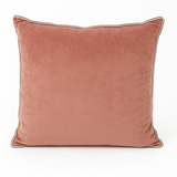 Nora Velvet/Linen Cushion 50X50Cm Clay
