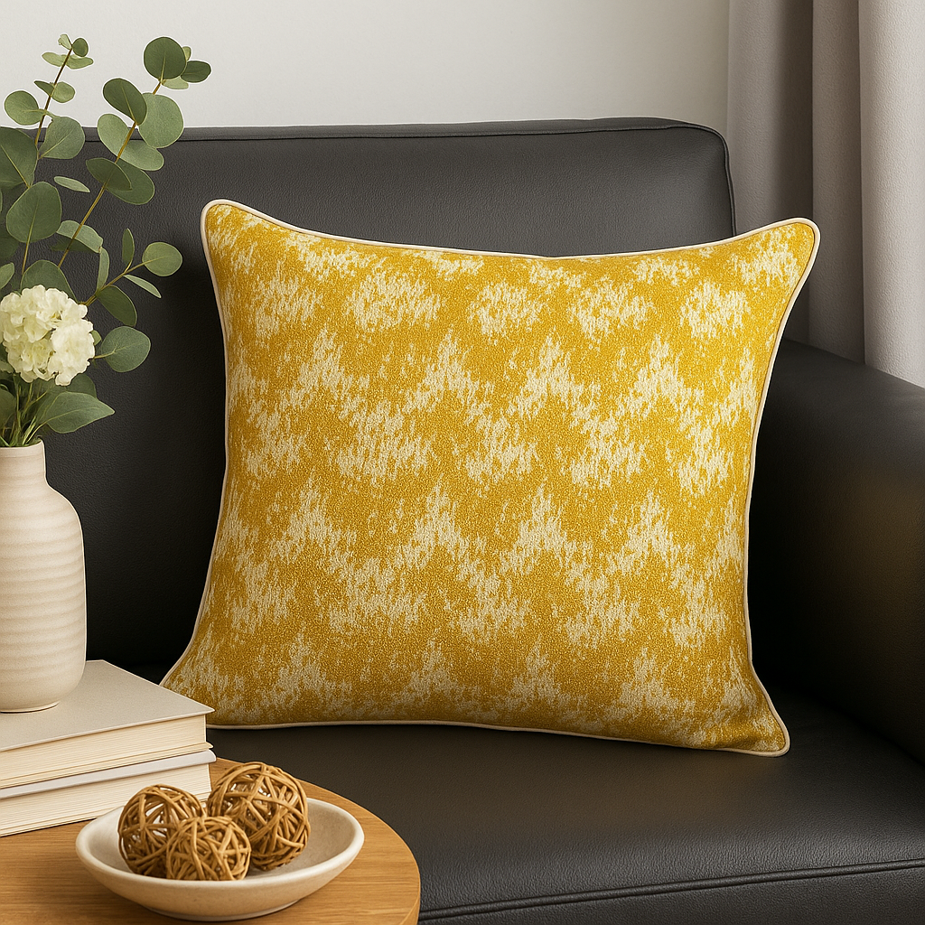 Melody Cushion Yellow 55X55Cm