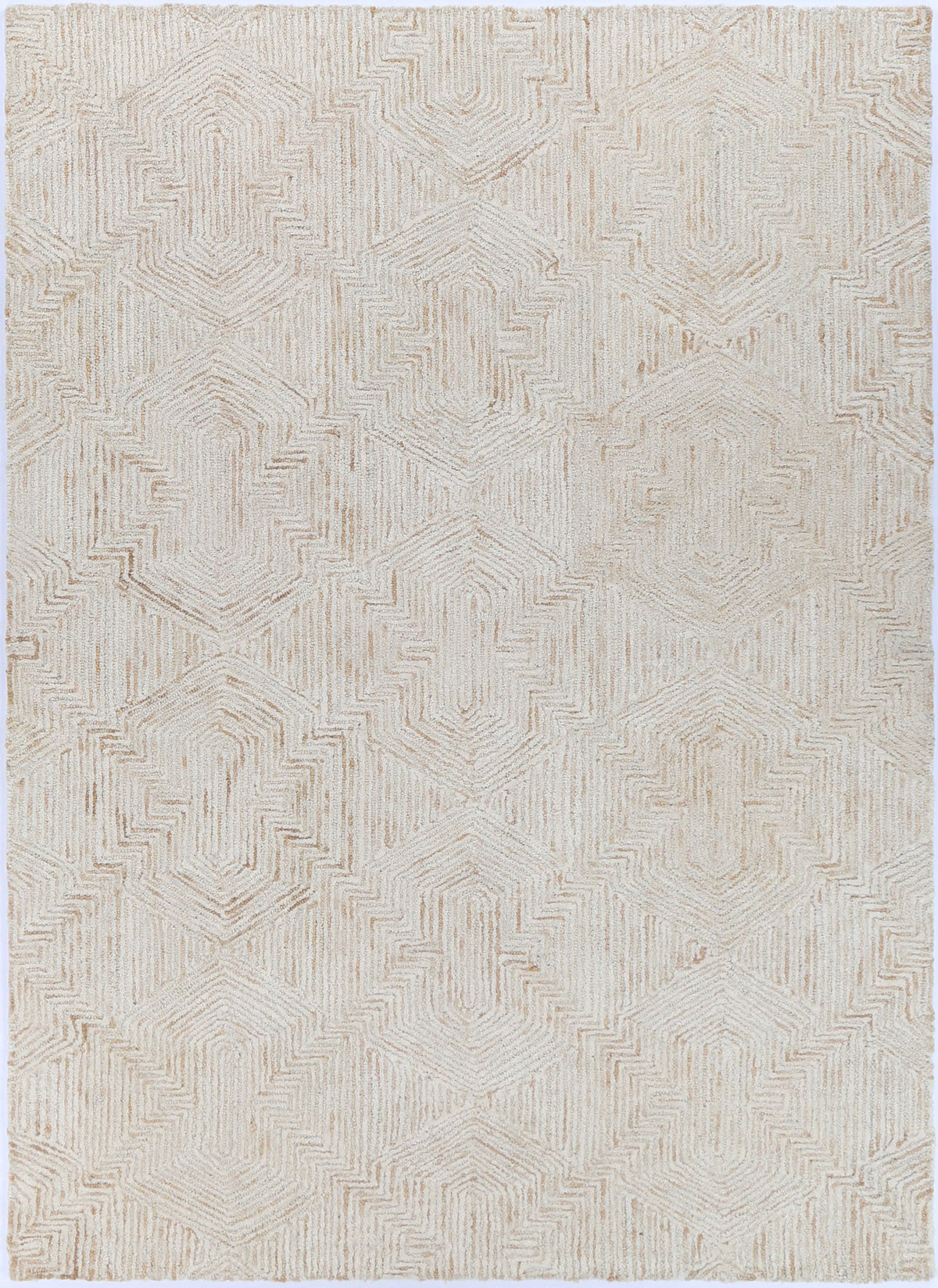 Posy Aquila 06C Beige Rug Wool Rug