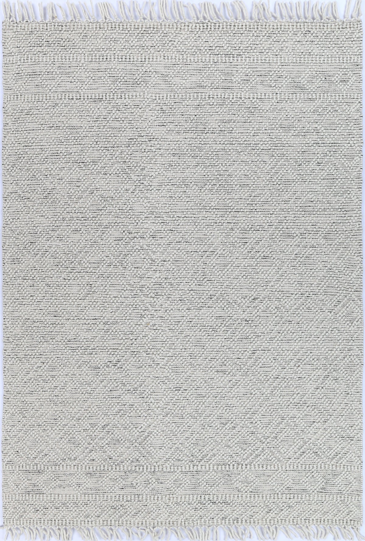 Perla Ada White & Black Rug