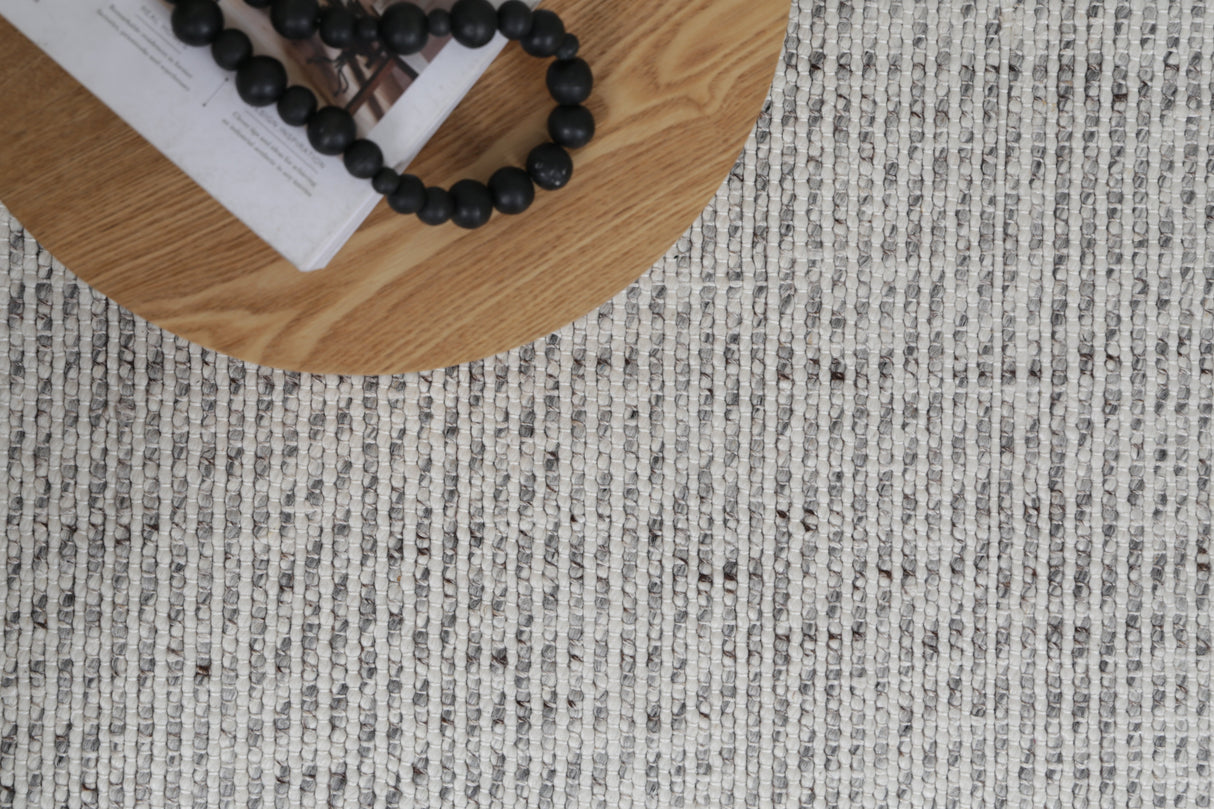 Ridge Handwoven Wool Ivory