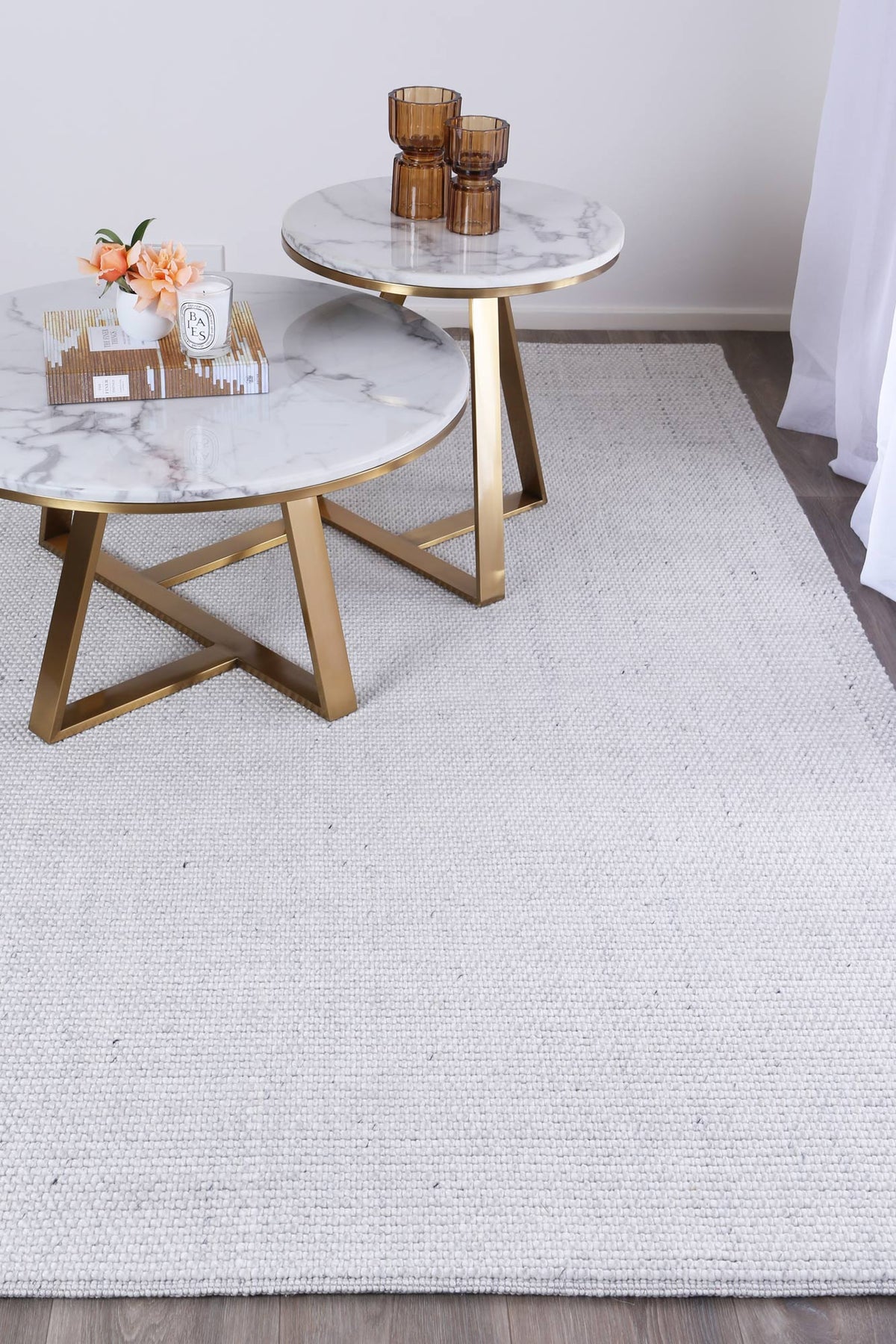 Astro Platinum Wool Rug