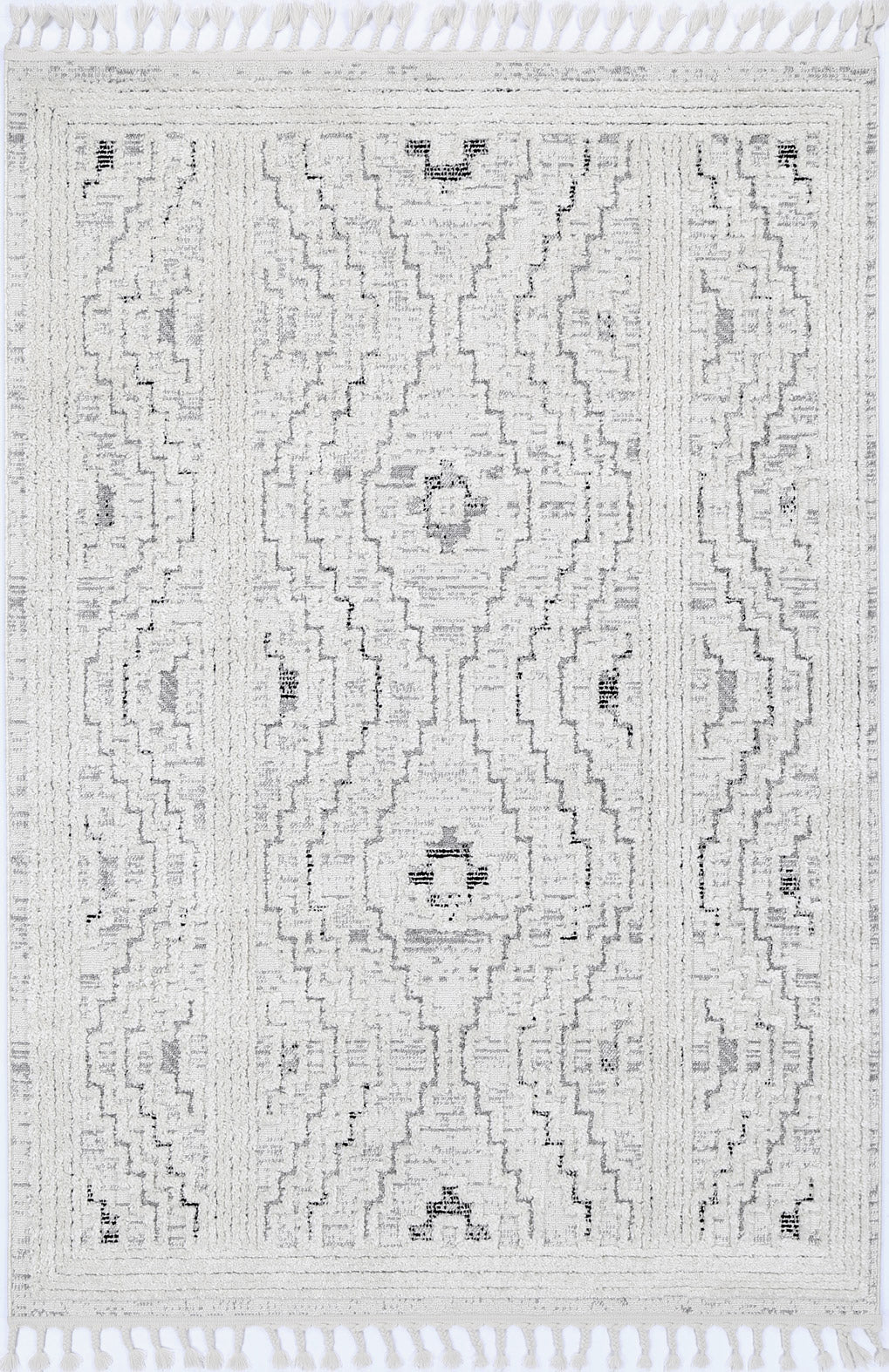 Bilbao Zanzia White Rug