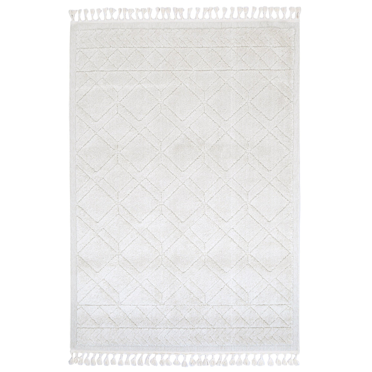 Bilbao Anisa Lattice Cream Rug