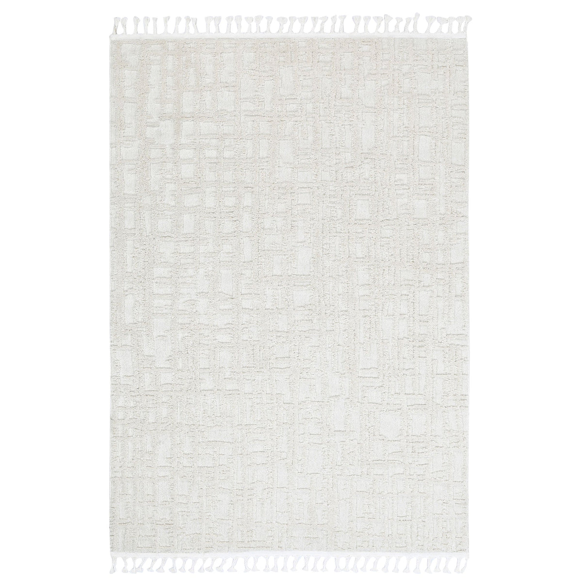 Bilbao Kubra Contemporary Ivory Rug