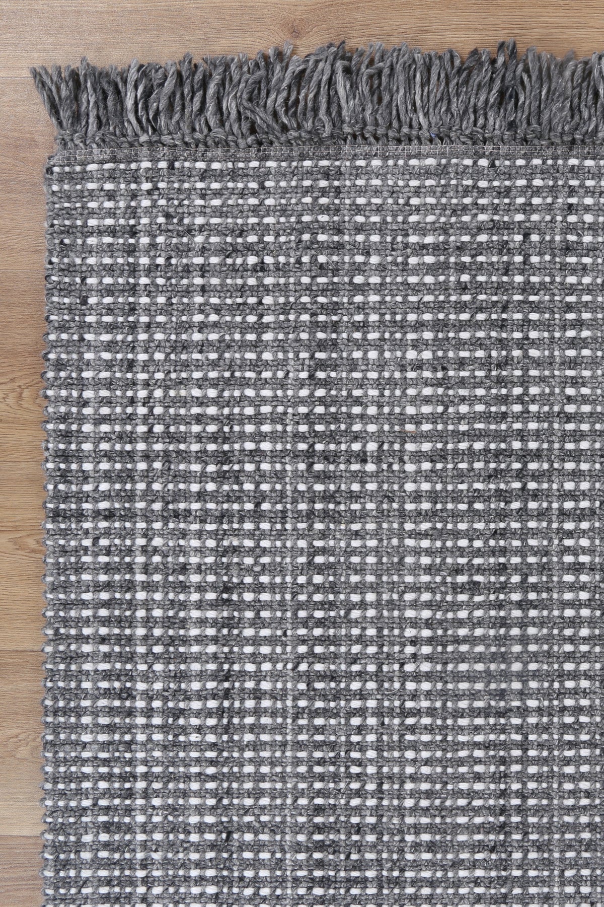 Boucle Salt & Pepper Wool Rug