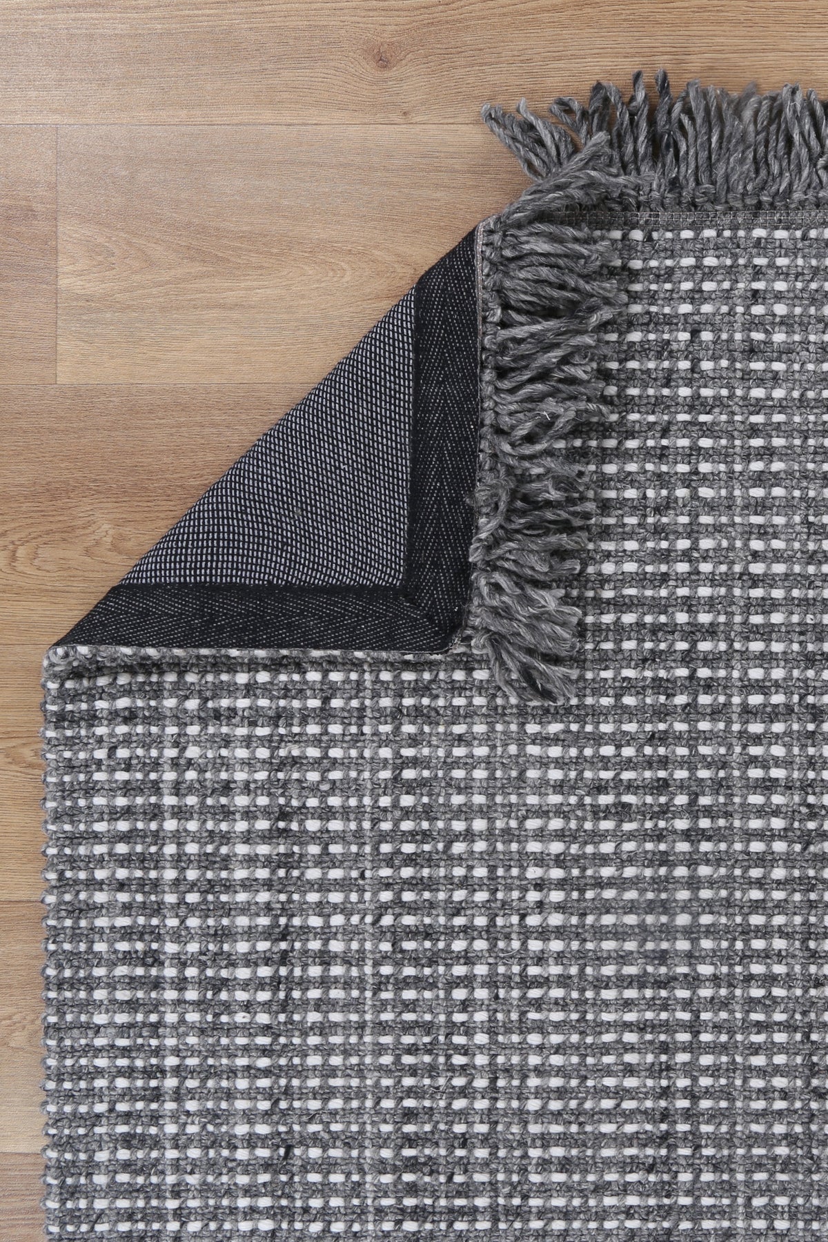 Boucle Salt & Pepper Wool Rug