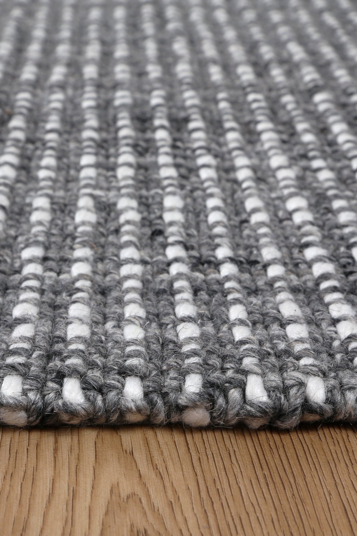 Boucle Salt & Pepper Wool Rug