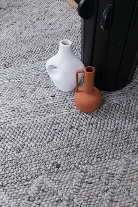 Bella Handwoven Wool Steel