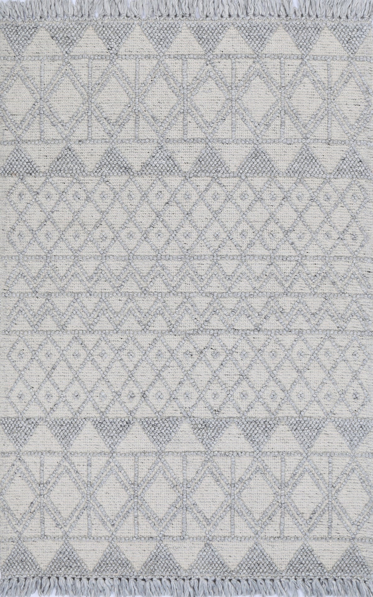 Diego Inca Light Grey Wool Rug