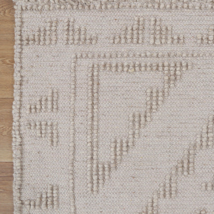 Diego Ornamental Brown Wool Rug