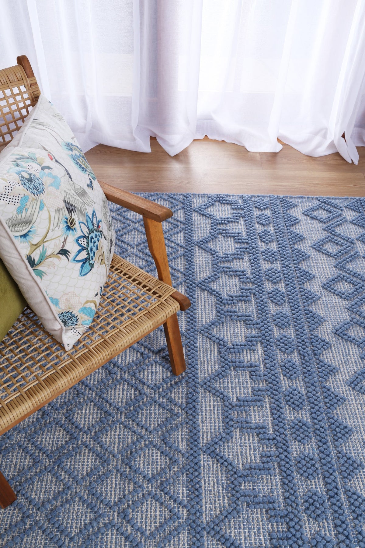 Perla Rue Blue Rug