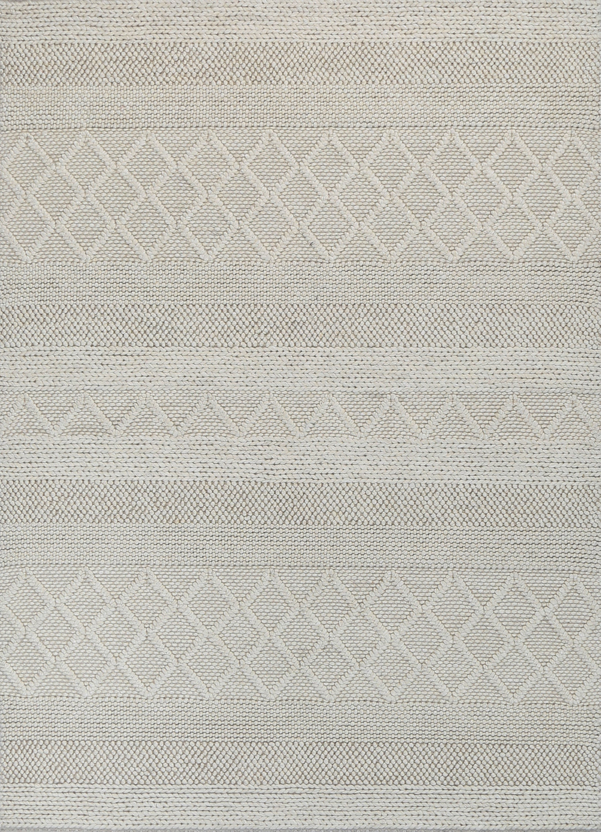 Bella Ivory Wool Rug