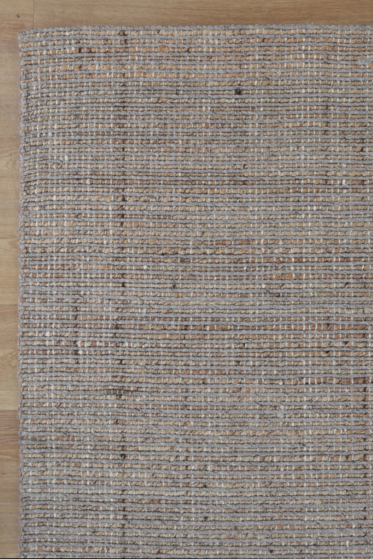 Dune Jute & Wool Light Grey Rug