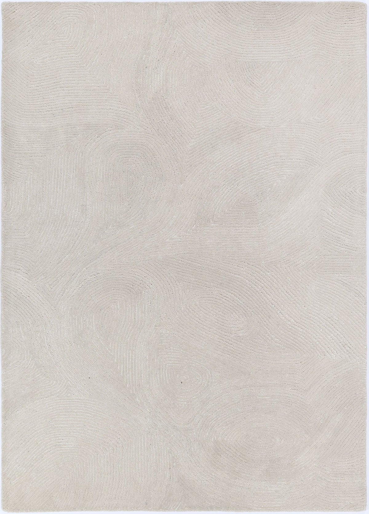 Loren Almon 01 Ivory Wool Rug