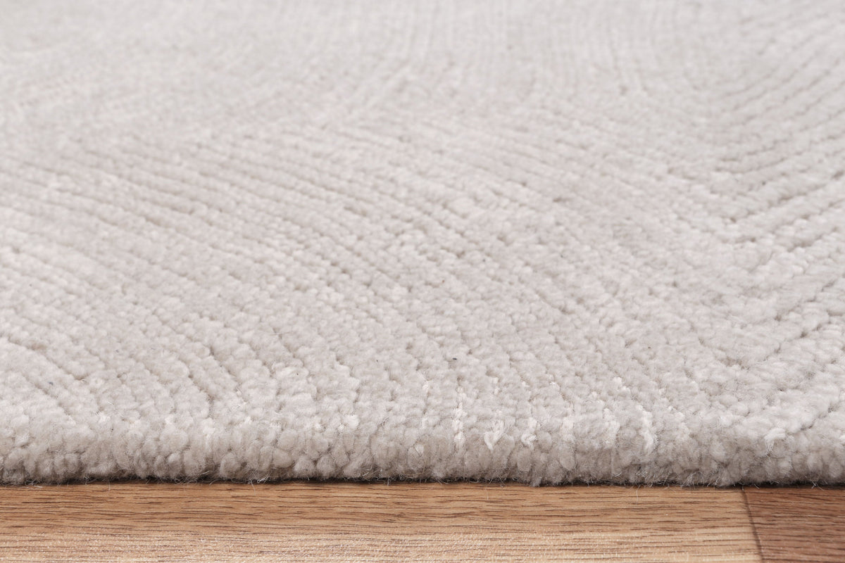 Loren Almon 01 Ivory Wool Rug